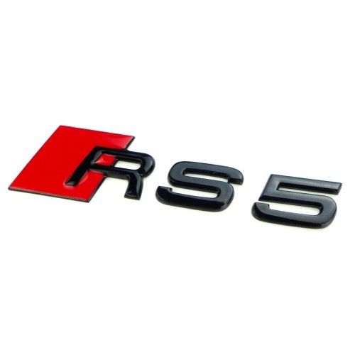 Audi RS5 8T Zwart Embleem Achter